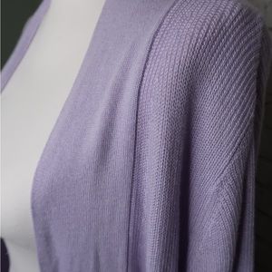 Women’s Lavender Open Cardigan